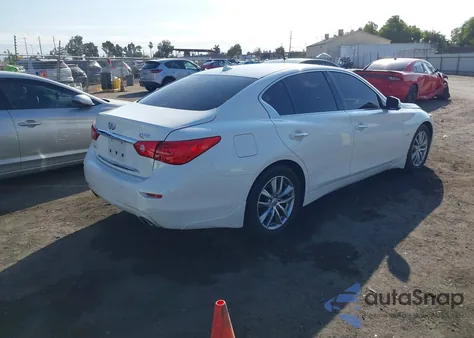 2016 Infiniti Q50 3.0T Premium z USA, uszkodzony, nr VIN JN1EV7AR4GM341808